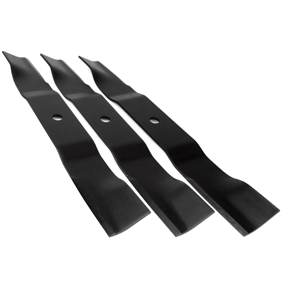 (3) OEM High Lift Blades Fits Ariens Ikon & Gravely ZTX ZT XL 52" 04771200