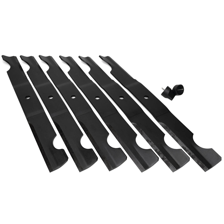 (6) OEM High Lift Mower Blades Fits Gravely Pro-Turn 72" 04774600
