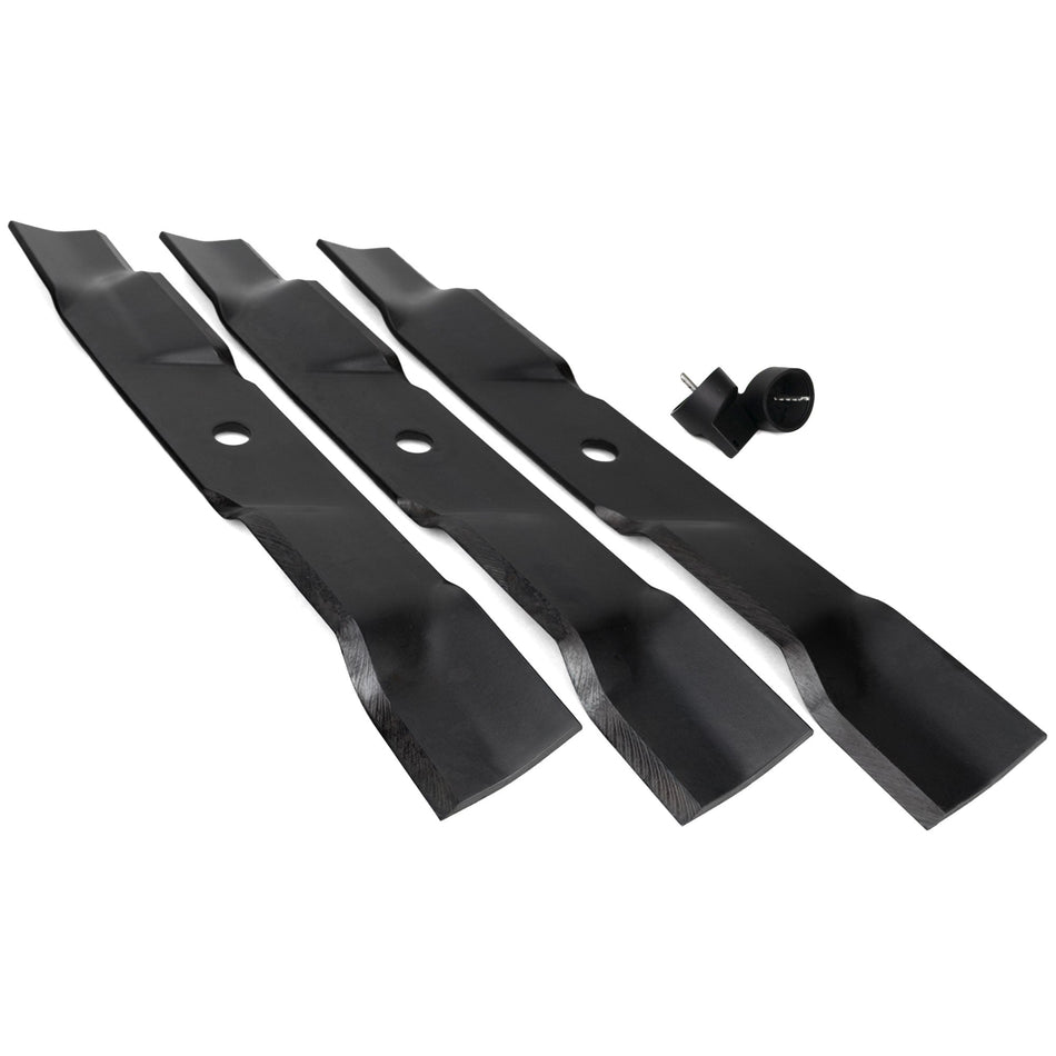(3) OEM Mulching Mower Blades Fits Ariens & Gravely ZT HD 44" 48" 05244100